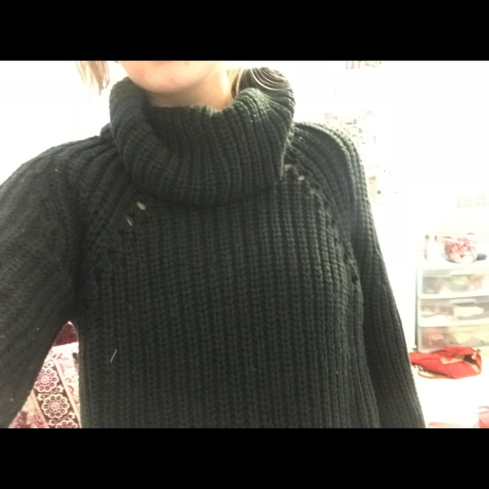 PacSun Turtleneck sweater in forest green